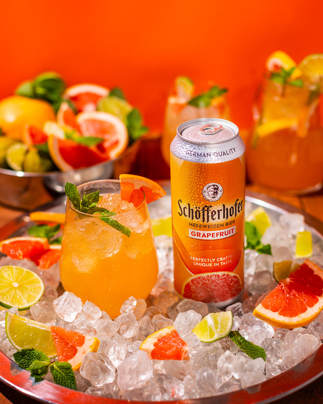 Schöfferhofer Grapefruit Wheat Mid-Strength Beer 500ml Can (2.5% ABV)