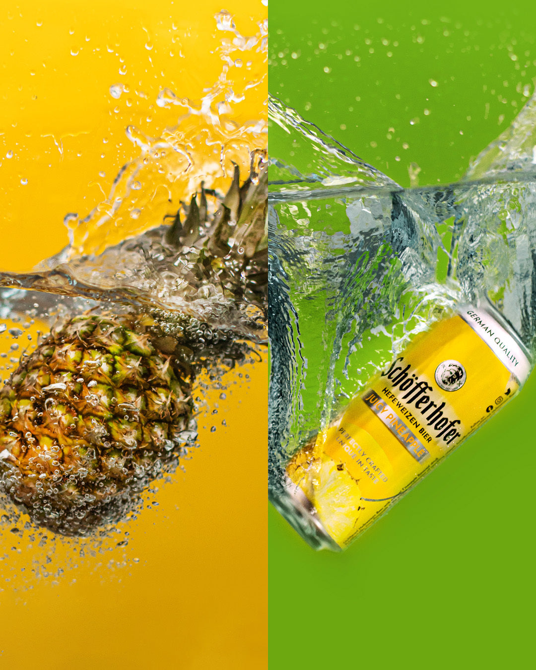 Schöfferhofer Pineapple Wheat Mid-Strength Beer 500ml Can (2.5% ABV)