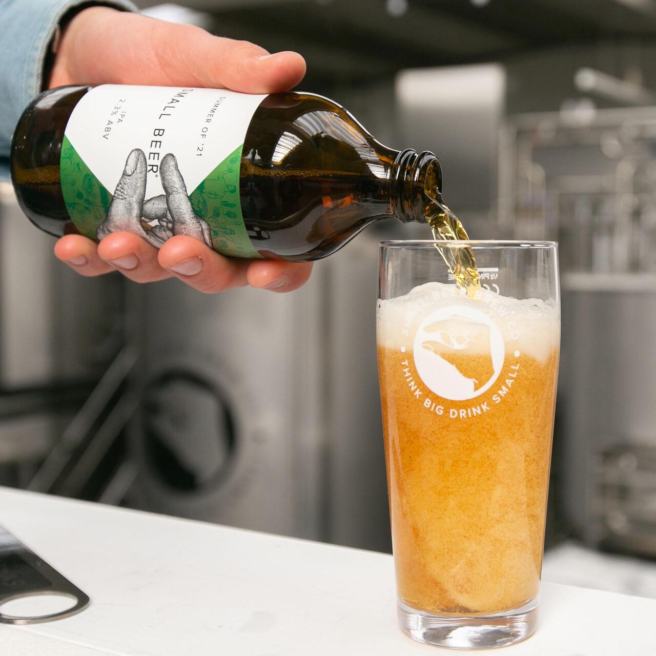 Small Beer IPA Mid-Strength Beer 330ml Bottle (2.5% ABV)