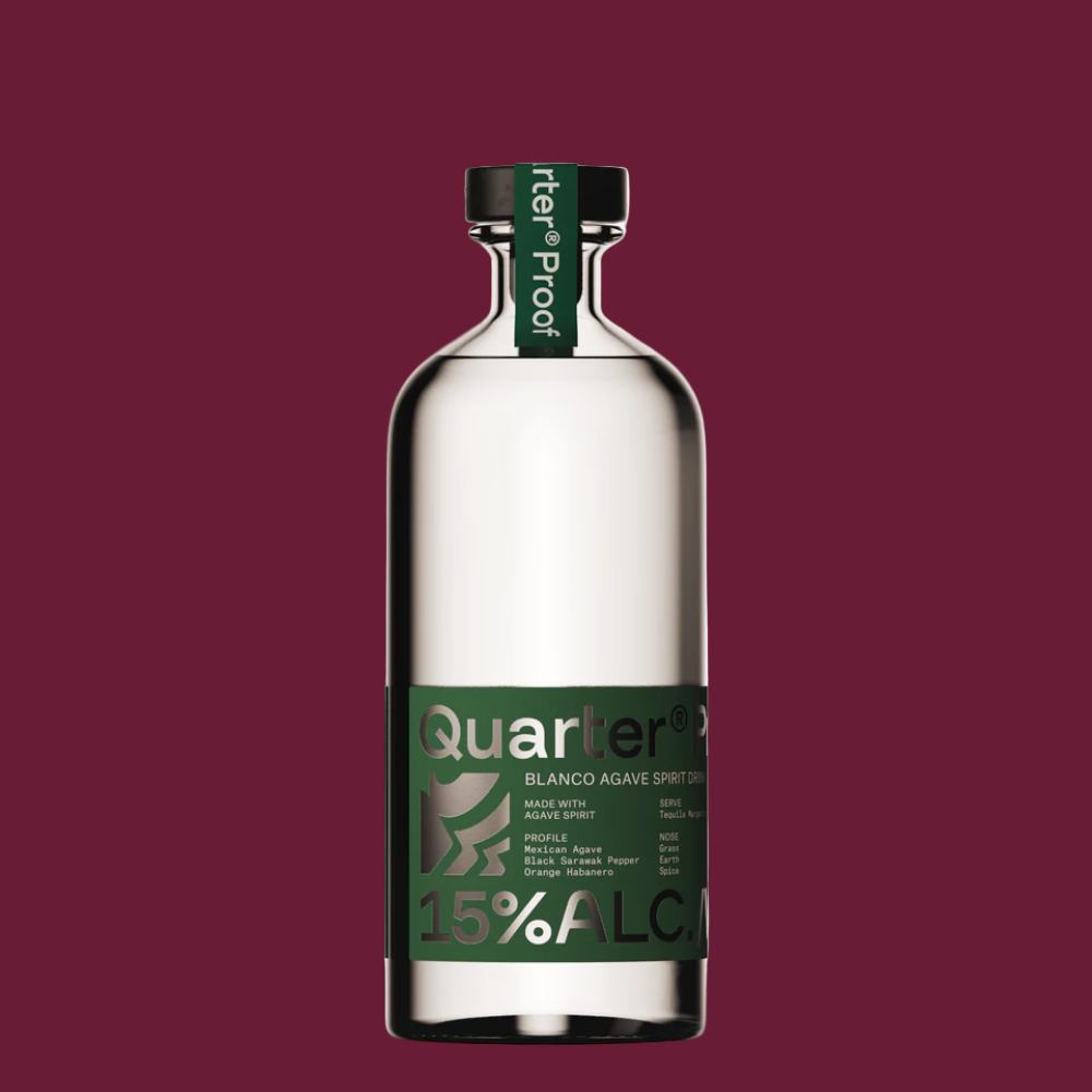 Quarter Proof 'Blanco Agave' Mid-Strength Tequila Alternative (15% ABV   Mid-Strength Drinks