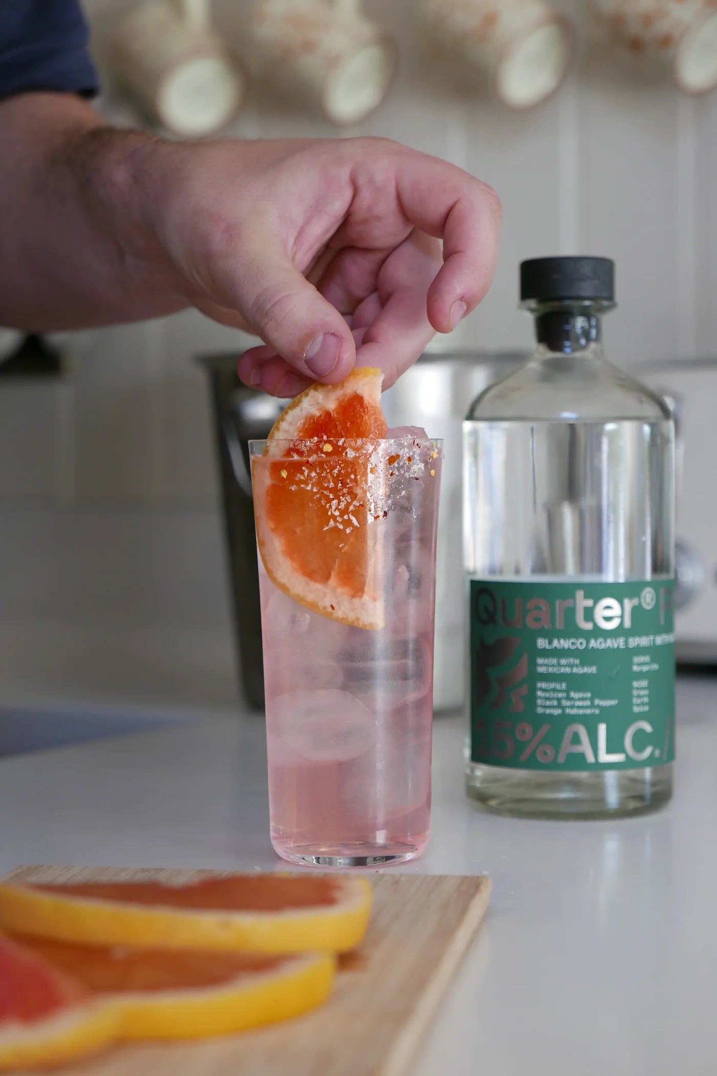 Quarter Proof 'Blanco Agave' Mid-Strength Tequila Alternative (15% ABV)