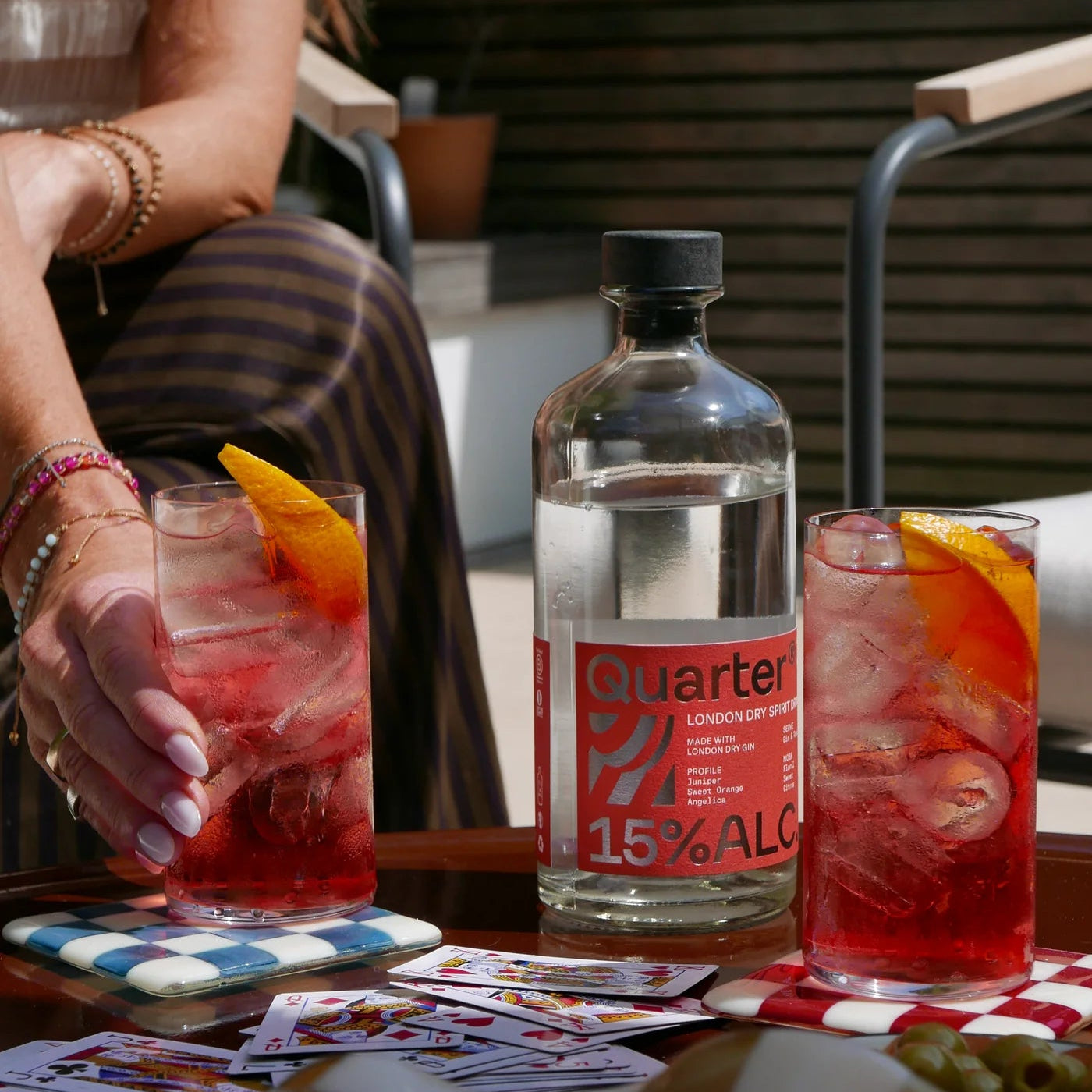Quarter Proof 'London Dry' Mid Strength Gin Alternative (15% ABV)