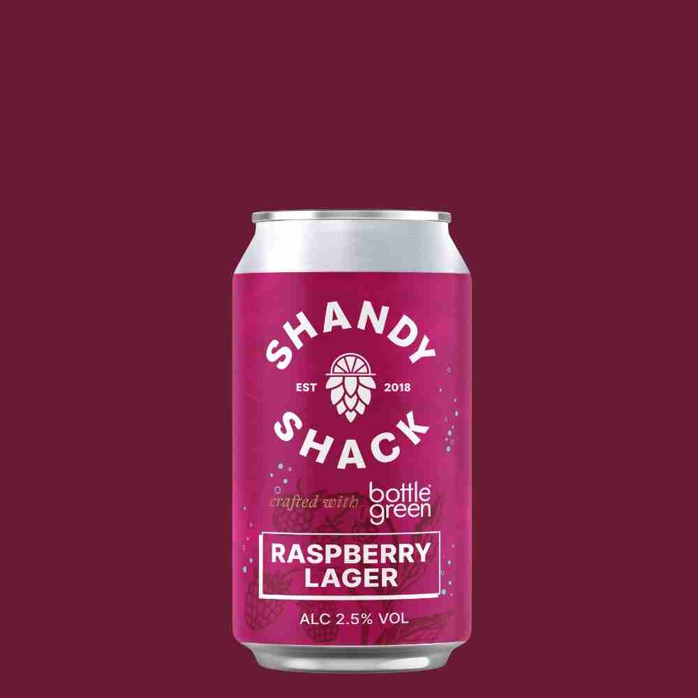 Shandy Shack Raspberry Lager Shandy | 2.5% ABV | Crafted with Bottle G ...