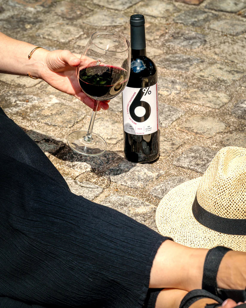 6Percent Merlot & Cabernet Sauv Mid-Strength Red Wine 750ml Bottle (6.0% ABV)