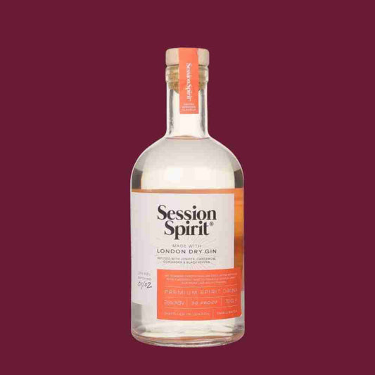 Session Spirit London Dry Gin | Mid‑Strength Botanical Spirit |  25% ABV