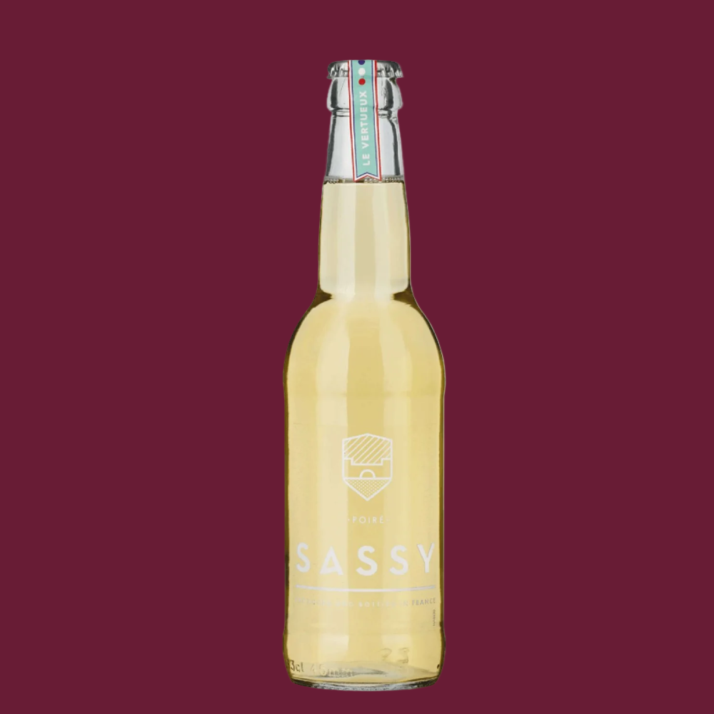 Sassy Poiré Mid-Strength Pear Cider 330ml Bottle (2.8% ABV)