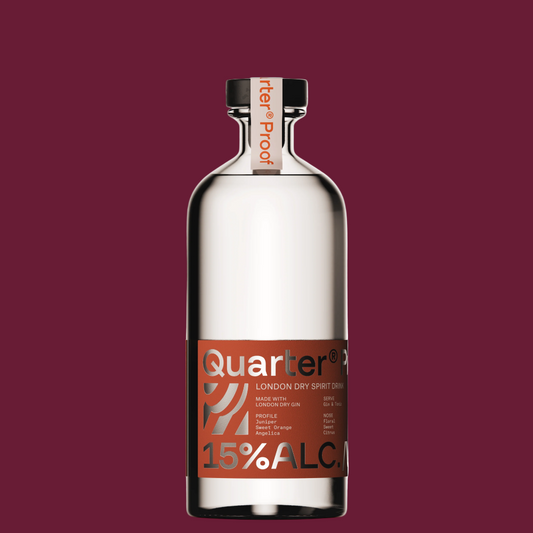 Quarter Proof 'London Dry' Mid Strength Gin Alternative (15% ABV)
