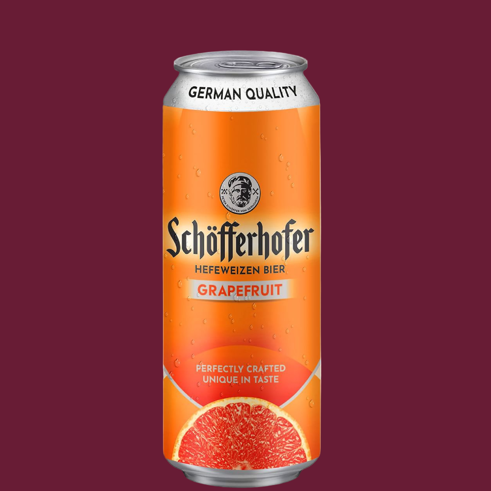 Schöfferhofer Grapefruit Wheat Mid-Strength Beer 500ml Can (2.5% ABV)