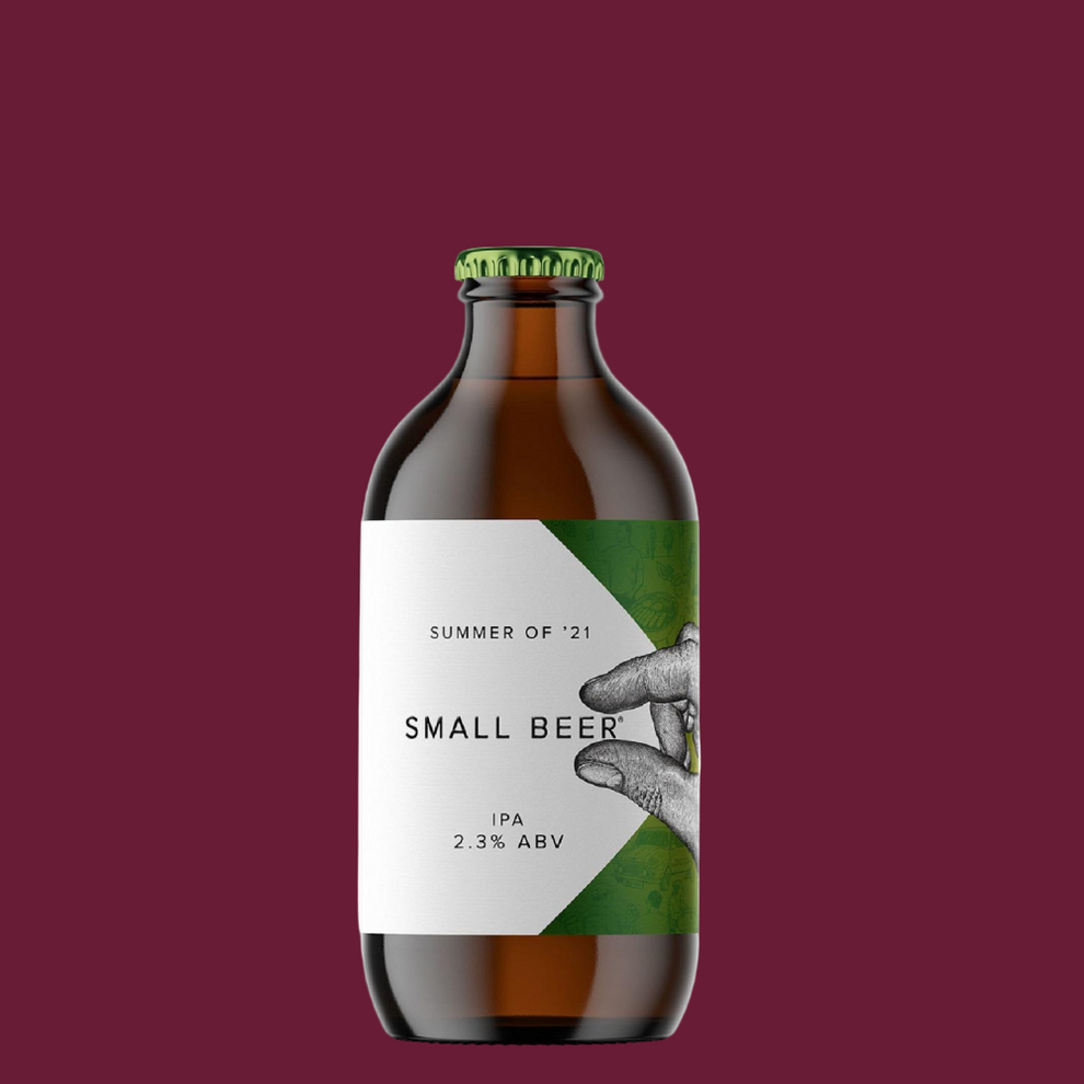 Small Beer IPA Mid-Strength Beer 330ml Bottle (2.5% ABV) – Mid-Strength ...