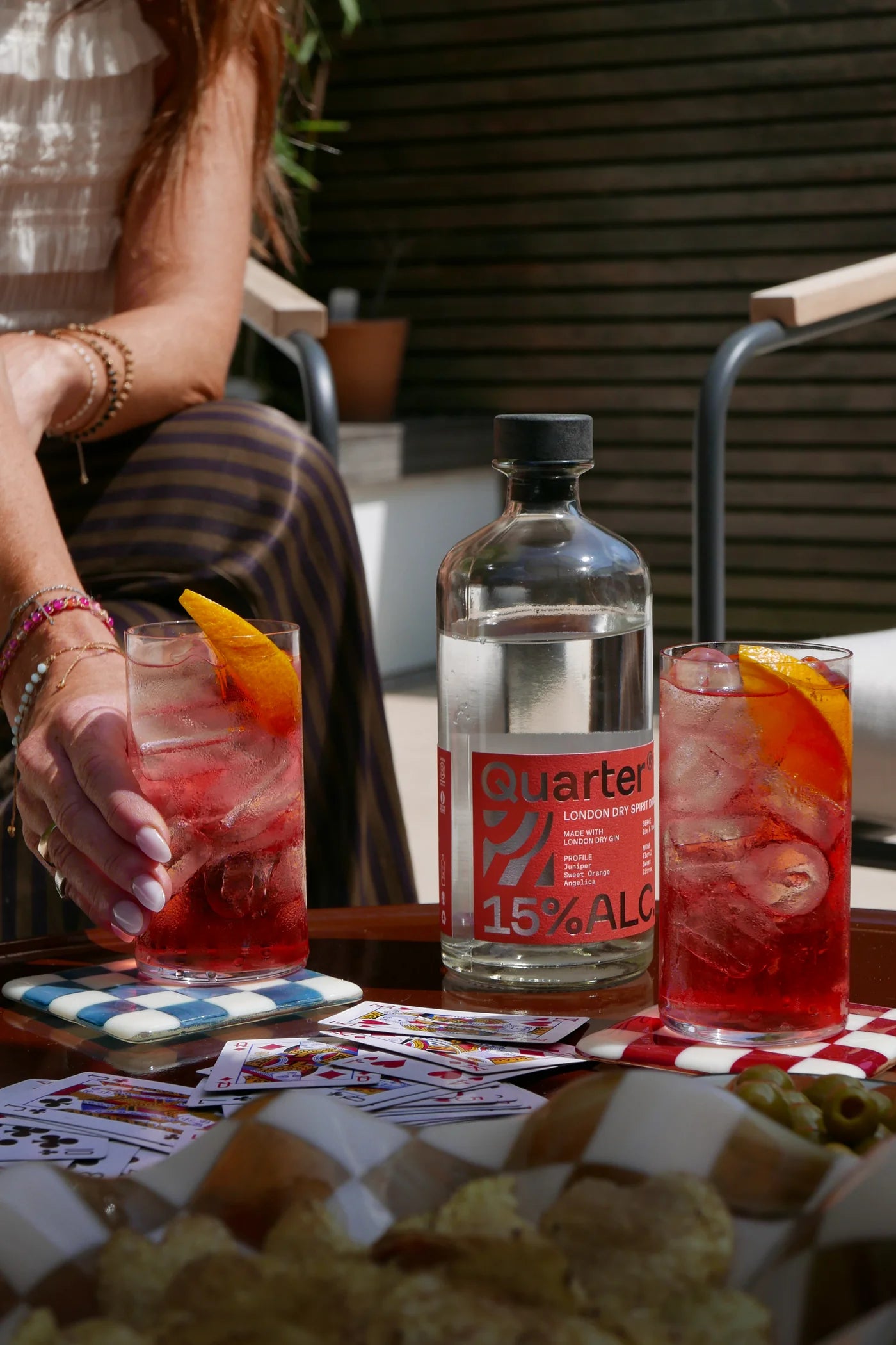 Quarter Proof 'London Dry' Mid Strength Gin Alternative (15% ABV)
